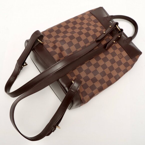 Louis Vuitton Brown Damier Ebene Coated Canvas Soho Backpack - Picture 5 of 10